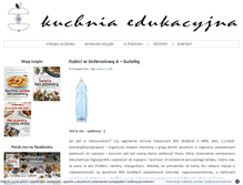 Tablet Screenshot of kuchnia-edukacyjna.com